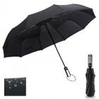 Wind Resistant Three Folding Automatic Umbrella Rain Women Auto Luxury_1
